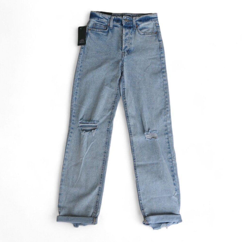 Wild‎ Fable Highest Rist 90s Straight Jeans Light Wash 00/24